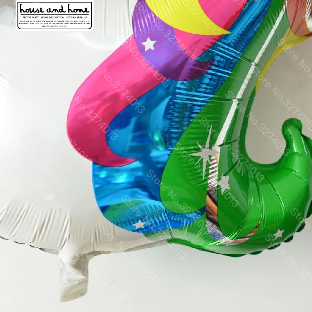 1 Pcs Rainbow UnicornAluminum Foil Balloons Birthday Party Decorations Wedding Baby Shower Supplies | Дом и сад