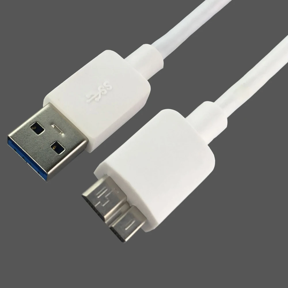 Кабель USB 3 0 к Micro-B 1 м для внешнего жесткого диска HDD Samsung S5 (медный проводник +
