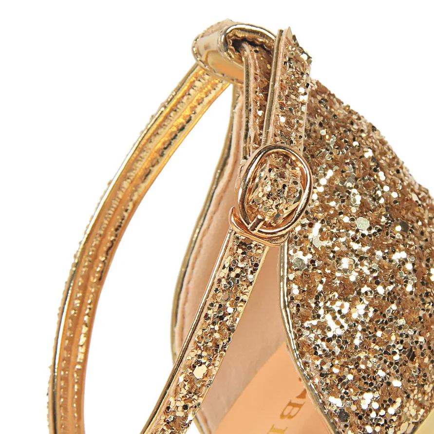 Женские туфли лодочки на высоком каблуке серебристые золотистые весну