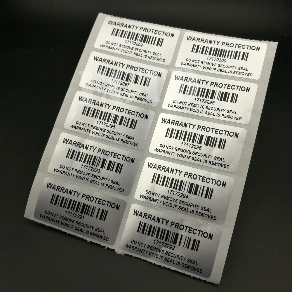 1000 шт. защитные наклейки 1 57x0 79 дюйма (40x20 мм)|sticker manufacturer|seal basssealing machine for plastic |