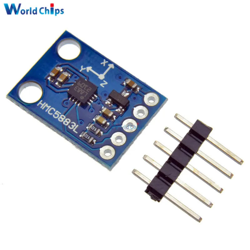 GY-273 3V-5V HMC5883L Triple Axis Compass Magnetometer Sensor Module For Arduino Three Magnetic Field | Электронные компоненты