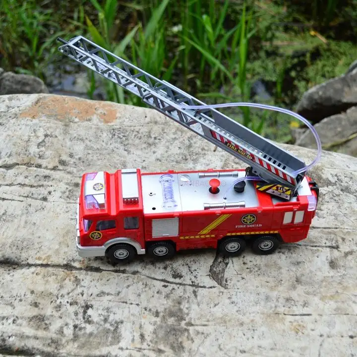 Игрушечная модель автомобиля Fireman Sam Маленькая Музыкальная подсветка пожарная
