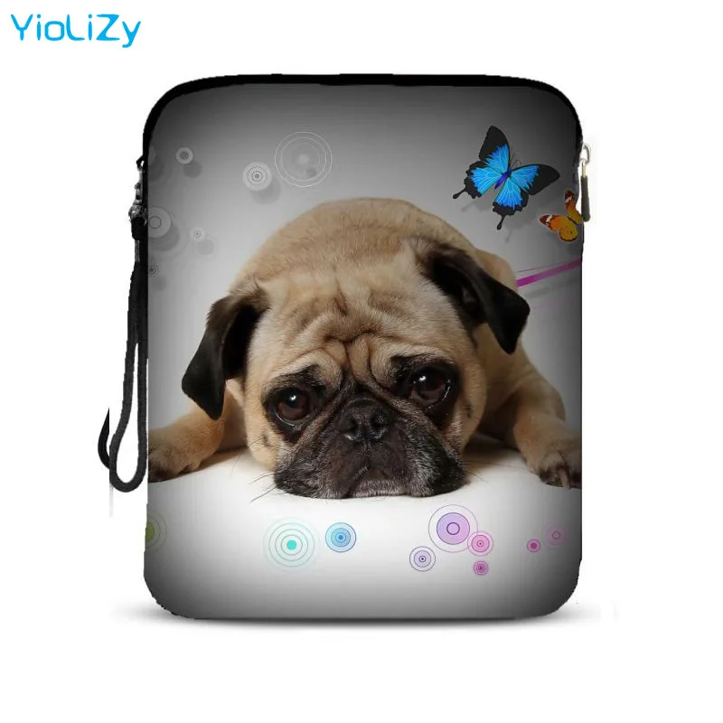 

Pug print 9.7 inch protective sleeve laptop bag tablet bag pouch notebook Case Cover For iPad Air 2 for ipad pro 9.7 IP-5022
