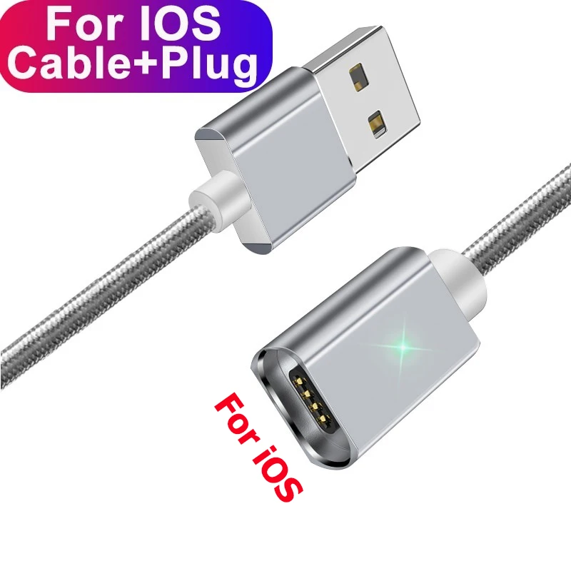Зарядный кабель Магнитный USB кабель для передачи данных для iPhone быстрой зарядки Тип-C кабель микро-usb для samsung Galaxy A70 A50 A30 Kabel Magnetyczny