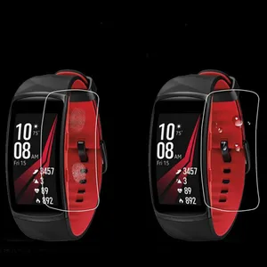 2 шт. Противоударная мягкая прозрачная защитная пленка из ТПУ Ultra HD для Samsung Gear Fit 2 Pro Fit2 Pro, защитная пленка на весь экран