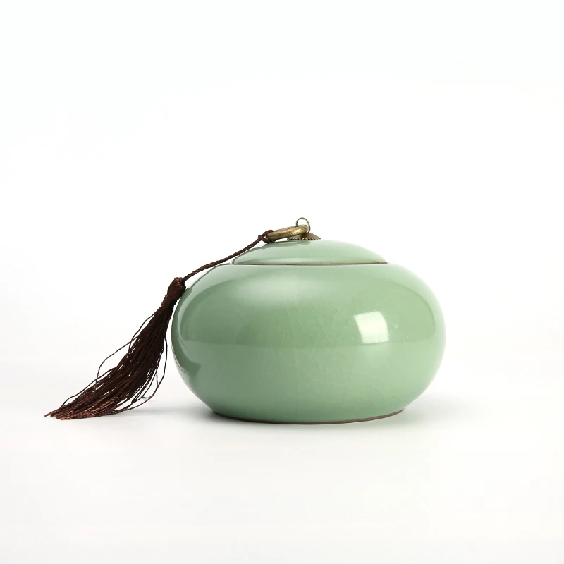 Фарфоровая емкость для хранения пищи чайная коробка герметичный контейнер Longquan