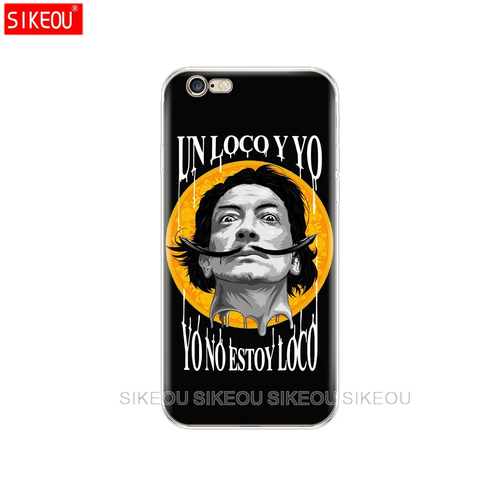 Силиконовый чехол для Iphone 6X8 7 6s 5 5S SE Plus 10 XR XS Max Salvador Dali rat | Мобильные телефоны и