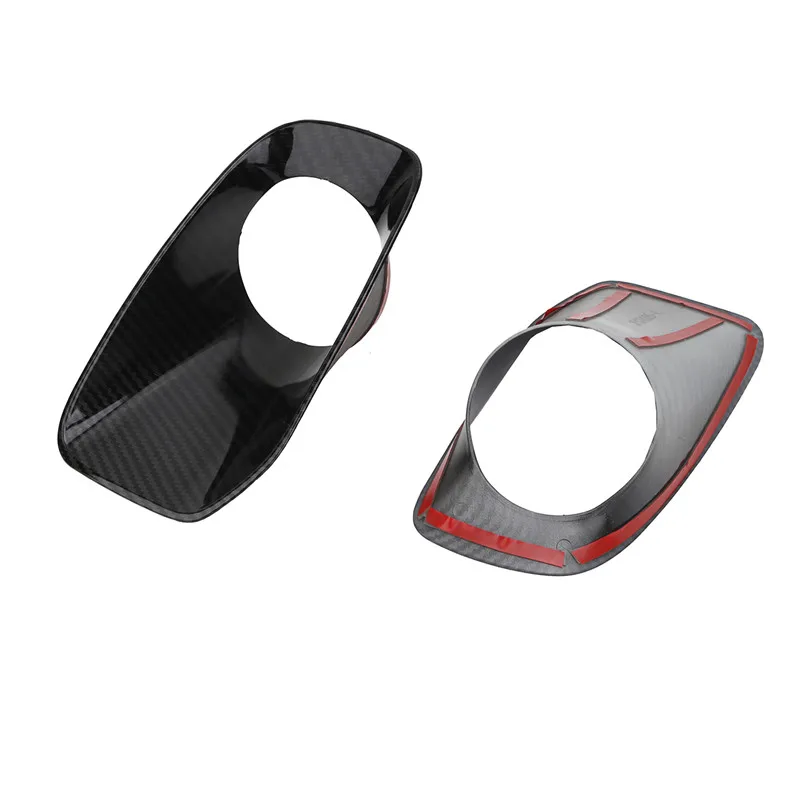 WISENGEAR для Jeep Renegade противотуманная фара Внутренняя Рамка рамка Крышка для Jeep Renegade- Углеродные черные автомобильные аксессуары/