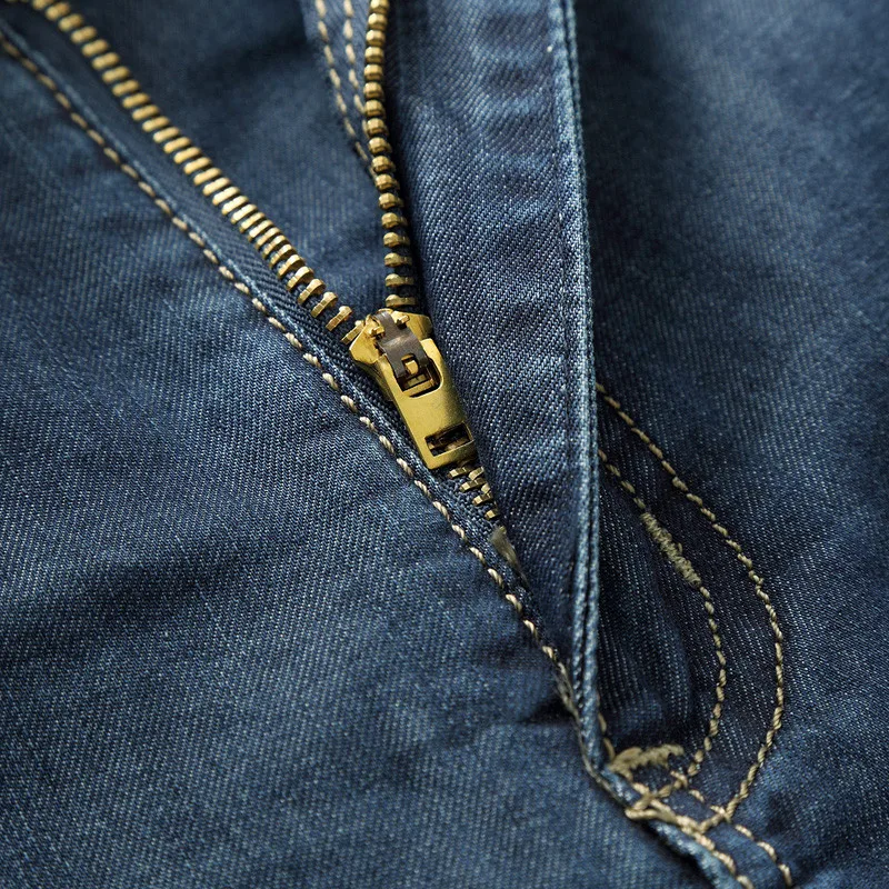 Джинсовые шорты MOGU мужские до колен модные однотонные повседневные короткие