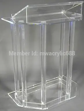 

Free Shipping High Quality Soundness Modern Design Cheap Acrylic Lectern