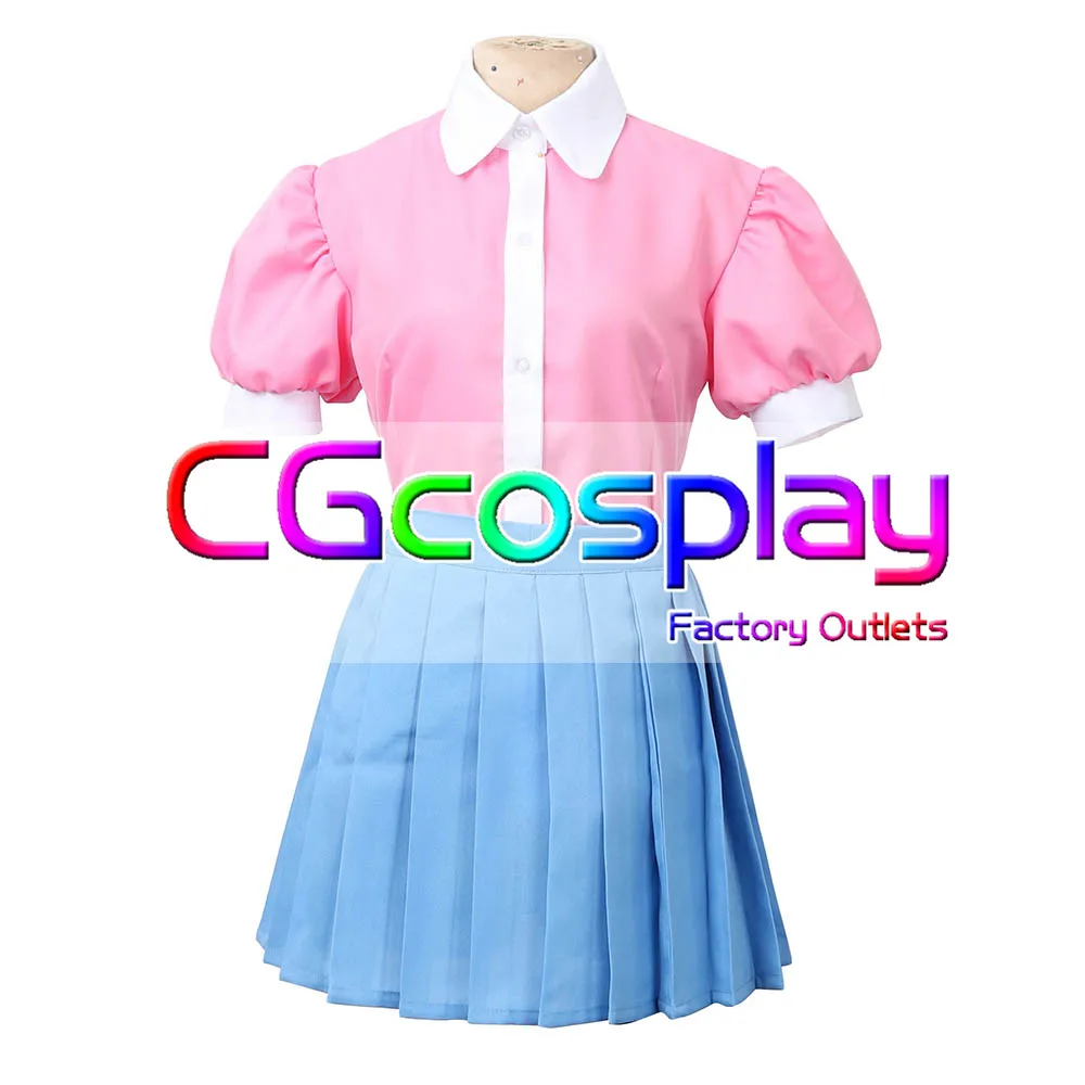 CGCOS супер Danganronpa 2 Goodbye despair кампус Mikan Tsumiki Униформа Аниме игра косплей костюм на