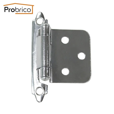Probrico 20 пар самозакрывающаяся дверная петля для шкафа кухонный шкаф флеш-шарнир антикварная мебель Hardwares