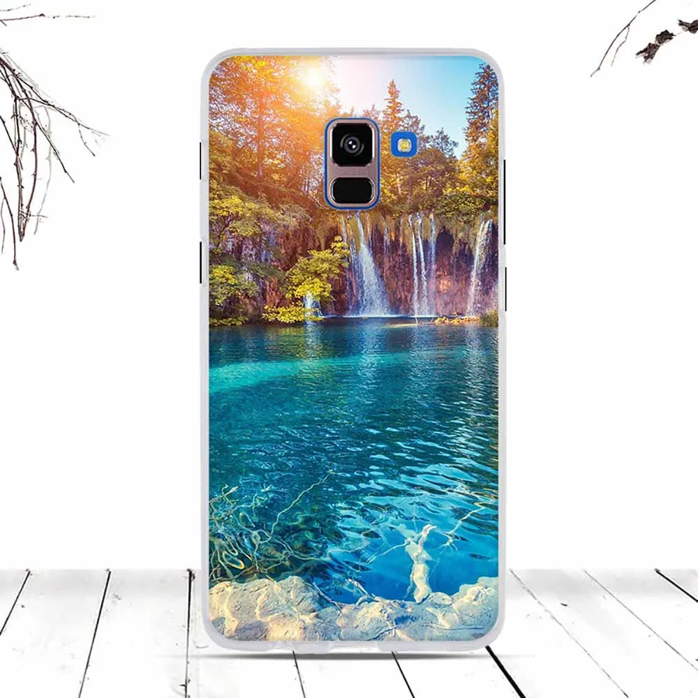 Soft TPU Silicone Coque For Samsung Galaxy A8+ A8 Plus 2018 A730F Case Cover Fundas (2018) A730 | Мобильные телефоны и