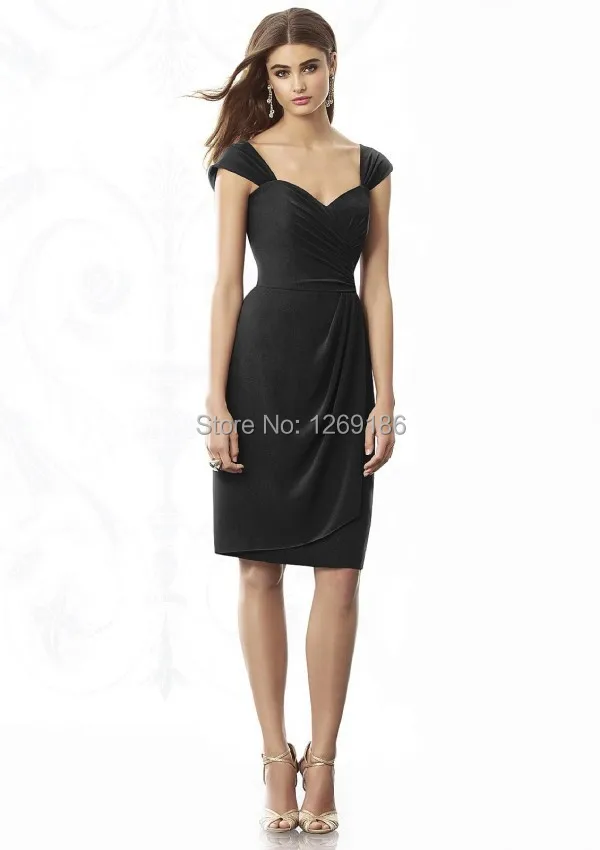 Free Shipping 2014 Latest Design Short Sheath Sweetheart Chiffon Homecoming Dresses Party Gowns | Свадьбы и торжества