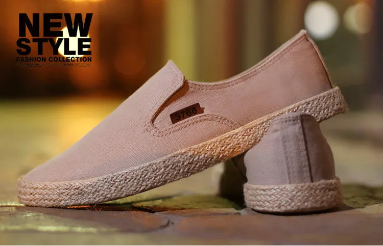 Весна новое поступление мыть водой парусиновые туфли мужские Low Top Lace-Up Скейтбординг обуви Конопля снизу обувь для учащихся tm0026