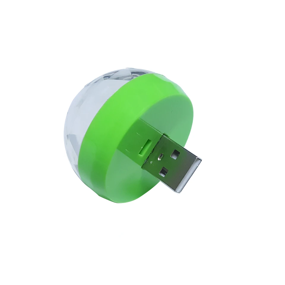 Миниатюрный USB фонарь для дискотеки светодиодный вечеринки портативный