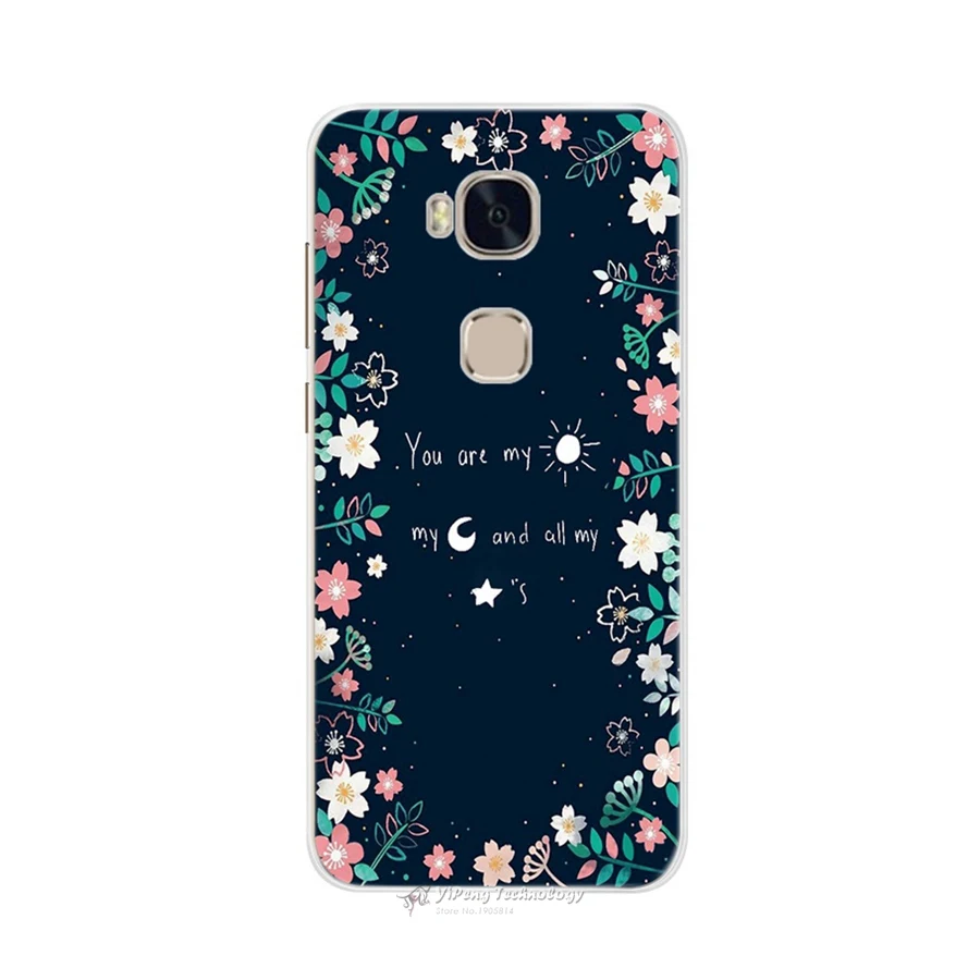 Case For Huawei Honor 5x GR5 Soft Silicone Phone Cover 5X Cartoon Cute Anime Bumper 5.5&quot |