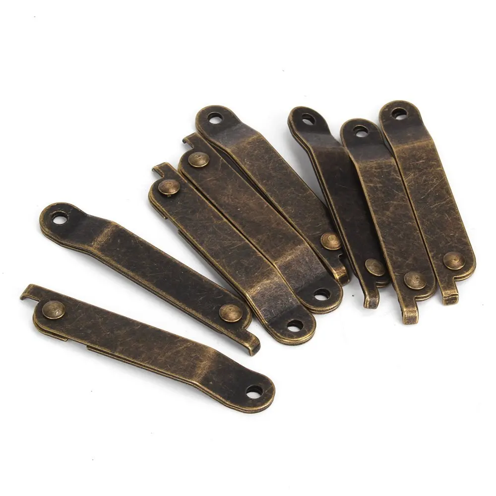 Бронзовая мебель декоративные петли для крышек размеры S набор из 8 шт.