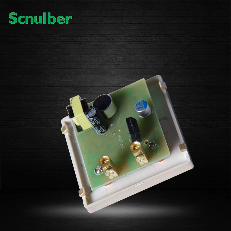 86 мм металлическая панель Голосовое управление акустический свет