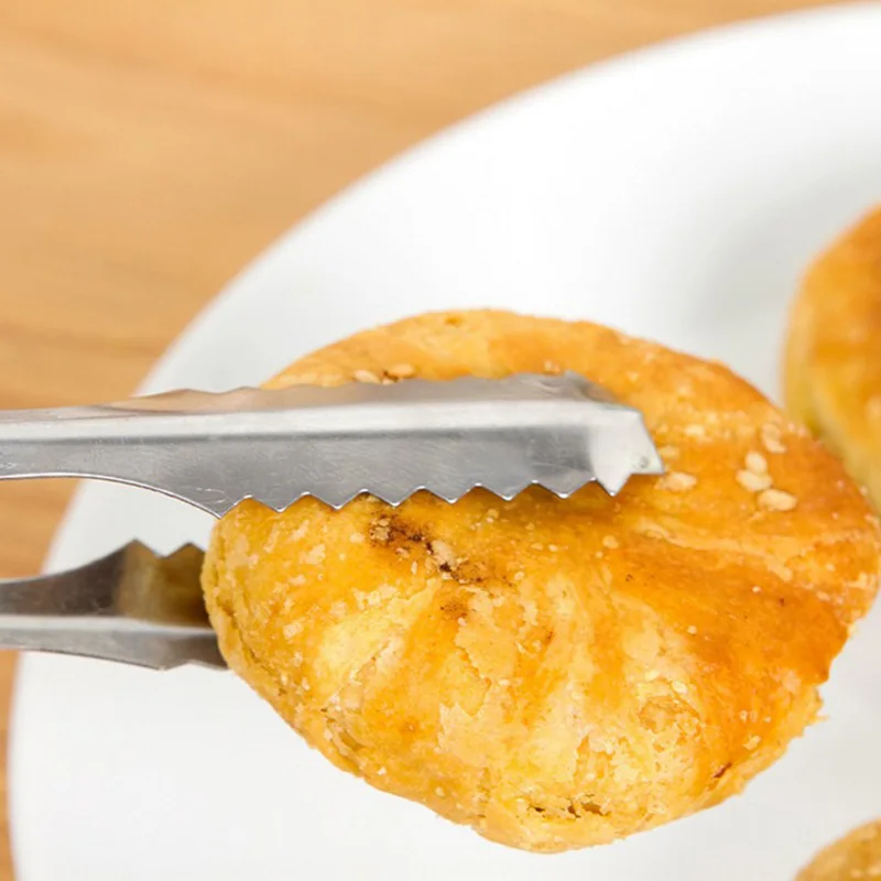 1 шт. инструмент для барбекю из нержавеющей стали зажим еды щипцы льда хлеба папка