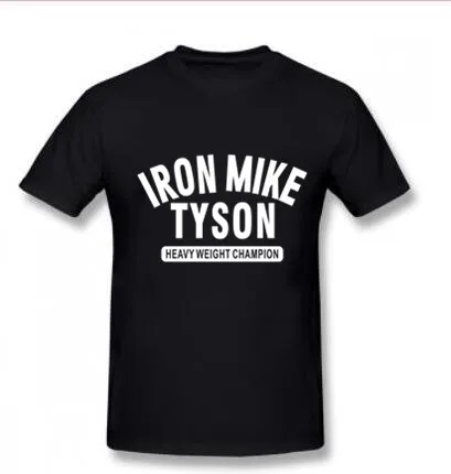 Новинка футболка с принтом Мужская черная логотипом IRON MIKE TYSON Brooklyn Boxings Legend