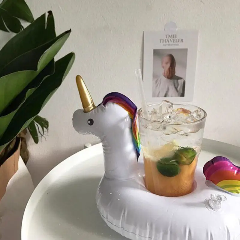 5 шт. надувной мини держатель для стакана|pool toys|unicorn inflatablepool float toys |