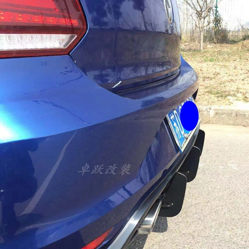 Для POLO GTI ABS задний бампер диффузор защитные бамперы для- Volkswagen POLO Gti Комплект кузова бампер задний губы задний спойлер
