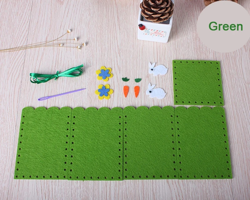 Бесплатная резка ткани Материал Упаковка ручная работа милый мультфильм ручка с