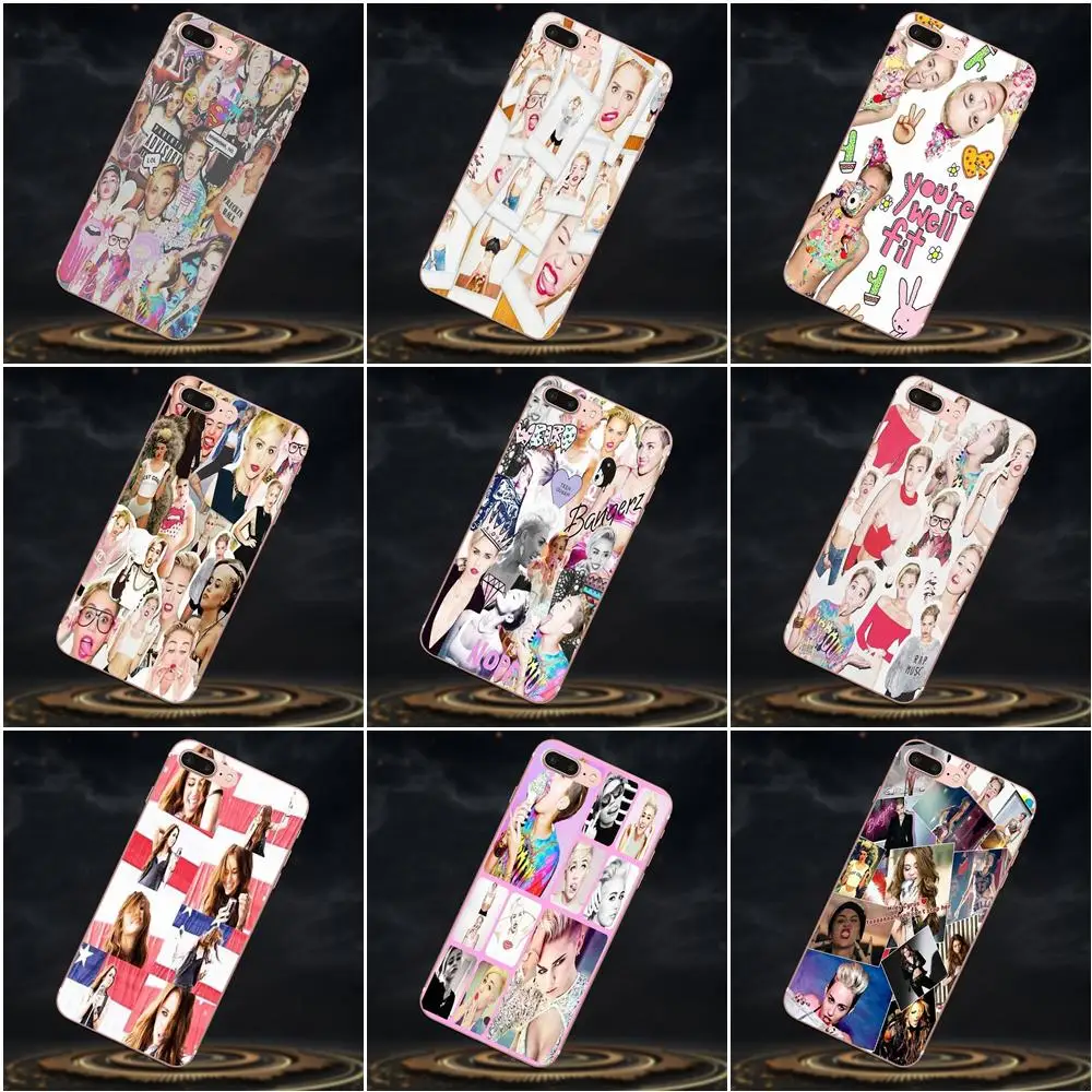 Для LG G4 G5 G6 K4 K7 K8 K10 2017 V10 V20 V30 Stylus Nexus 5 5X G2 G3 mini spirit TPU Аватар Miley Cyrus милый Блестящий