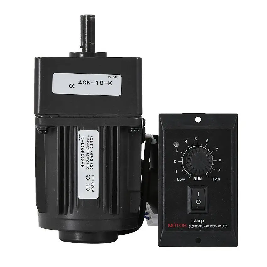 

4RK25GN-C Регулируемая скорость двигателя 25 Вт 220 В/50 Гц переменного тока мотор-редуктор Реверсивный редукционный коэффициент 1:10 125 об/мин мотор-...
