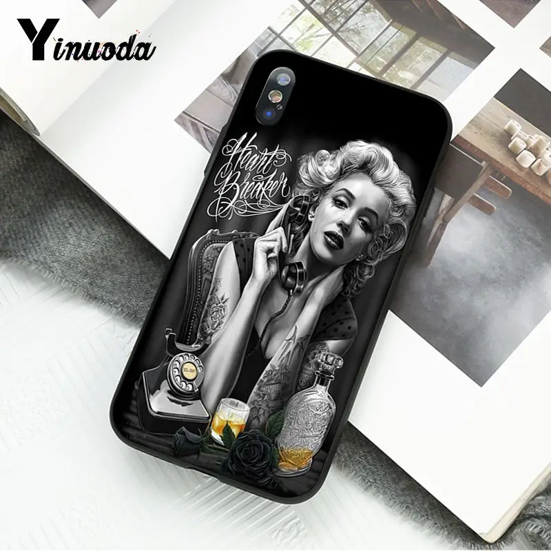 Сексуальная девушка Мэрилин Монро Чехол для мобильного телефона iphone 12 11 Pro Max 8 7 6 6S