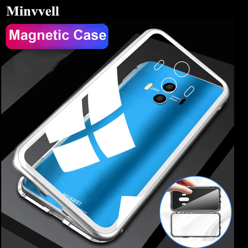 Магнитный адсорбционный чехол для телефона Huawei Honor 8X Max Mate 20 Pro V10 Nova 3i P10 P20 Lite 10 из