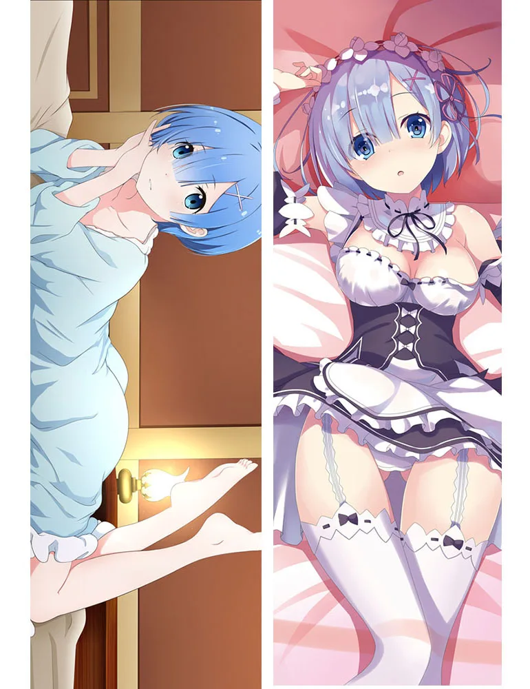 Re Zero kara Hajimeru Isekai Seikatsu Rem обнимающая Подушка Чехол наволочка постельное белье s|body