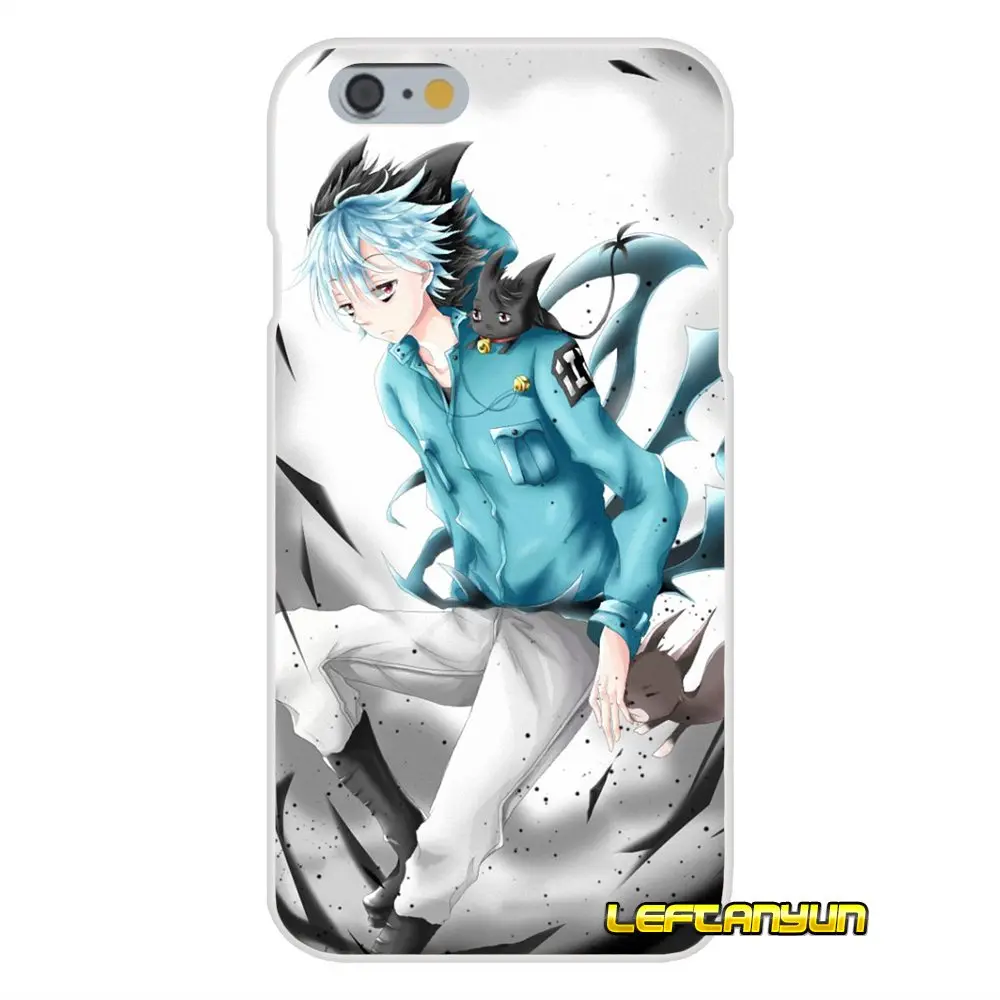 Аниме servamp Kuro Kun аксессуары для телефона Чехлы iPhone X 4 4S 5 5S 5C SE 6 6S 7 8