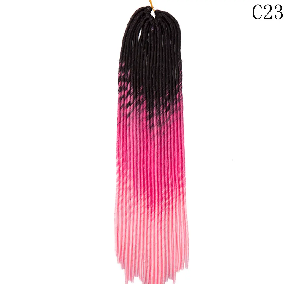 P18/613 SNOILITE искусственные локоны в стиле Crochet косички 20 дюймов мягкие натуральные синтетические волосы для наращивания 20 шт - Цвет: P18/613