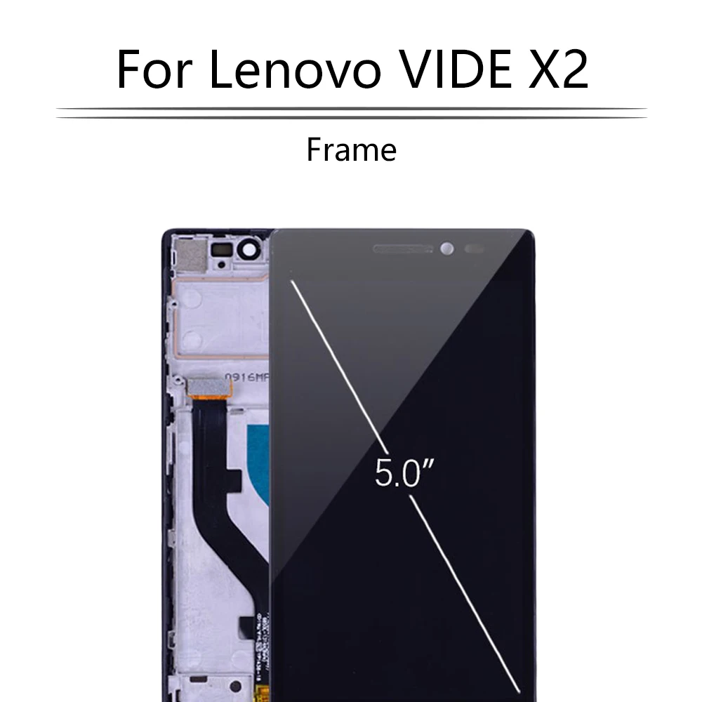Оригинальный 5 0 &quotдисплей для LENOVO Vibe X2 LCD сенсорный экран в сборе дигитайзер