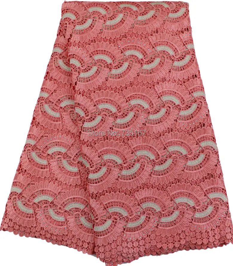 Новый список Африканский чистая кружевной ткани хорошее качество гипюр для леди