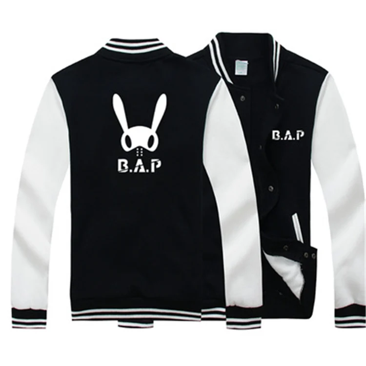 B.A.P kpop коллективный Мужской и Женский Повседневный костюм куртка Корейская