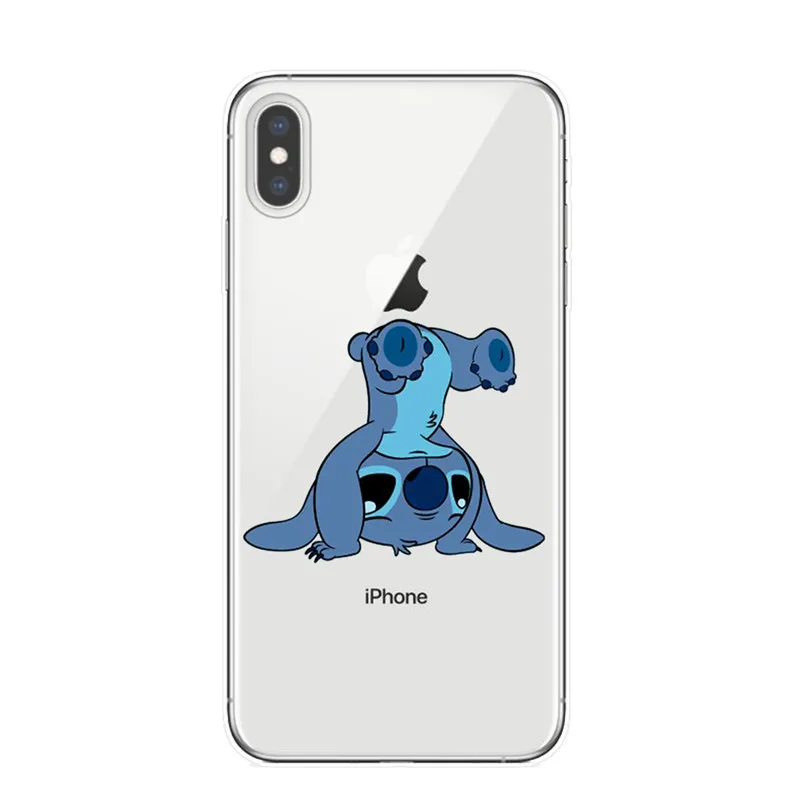 T5976 Чехол для телефона для iPhone 11 Pro XS Max мультяшный стежок чехол Мягкий силиконовый чехол s для iPhone X XR 8 7 6 6S Plus 5S SE чехол - Цвет: T5976