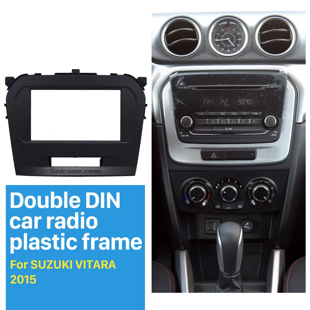 Автомобильная радиоустановка Seicane Double Din фасция для Suzuki Vitara 2015 комплект