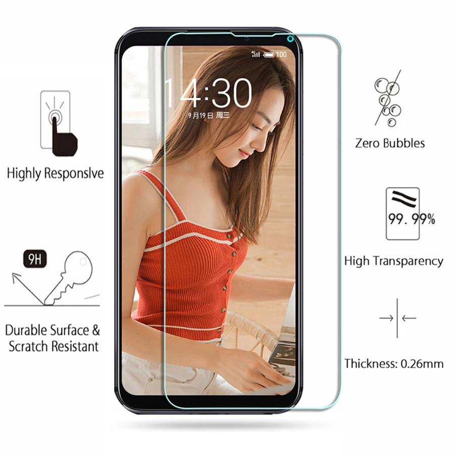 Для Meizu M6 Note 16x15 Pro 7 M6s X8 2.5D закаленное Стекло Ясно Защитная пленка против царапин