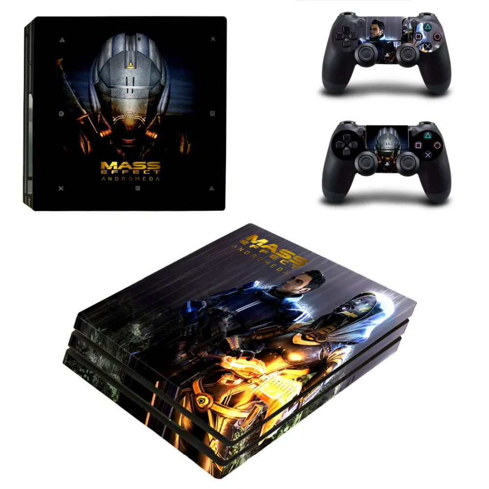 Mass Effect Андромеда PS4 Pro переводная картинка наклейка для Sony PlayStation 4 консоли и 2