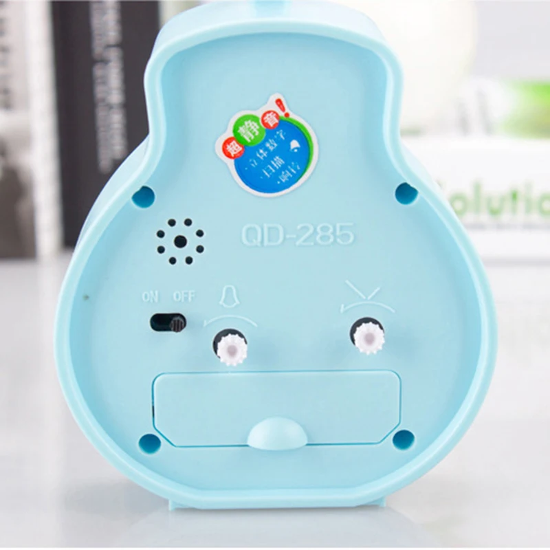 New Candy Color Unique Violin Table Clock Office Decoration Home Crafts Children's Gifts Best Selling 2019 Products | Дом и сад