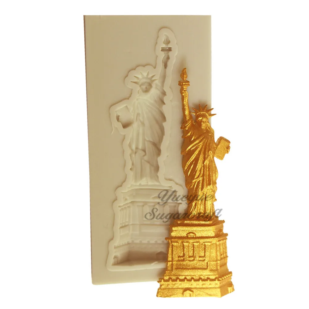 Yueyue Sugarcraft Статуя Свободы силиконовая форма для помадки инструменты украшения
