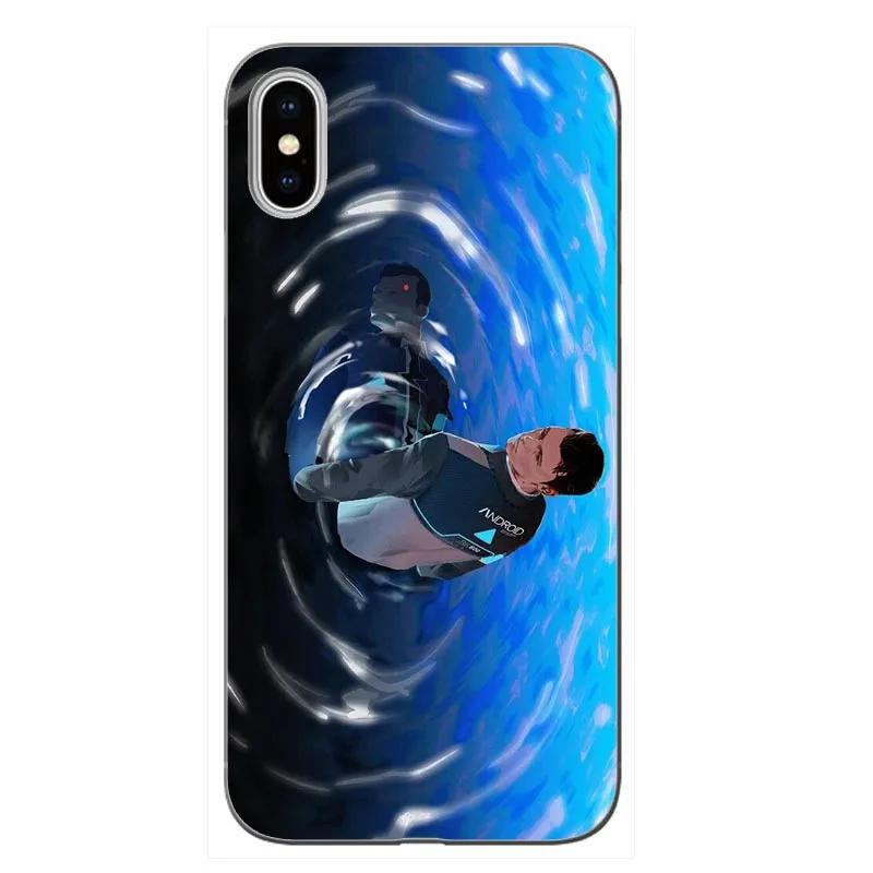 Детройт стать человеком Android RK800 Коннор Кара Мягкий ТПУ чехол для телефона iPhone X10 XS
