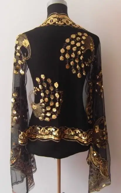 Новинка хит продаж Женская шаль/шарф украшенная бисером из шелка с блестками в