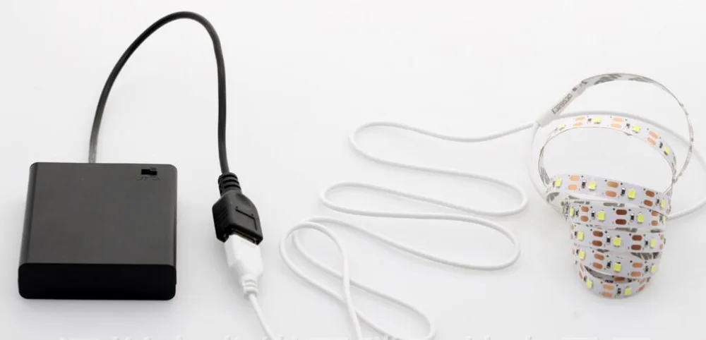 500 шт./лот USB 4AA батарейный отсек 4 AA держатель с выключателем |