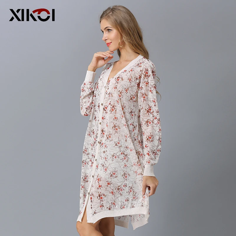 XIKOI Prairie шикарное платье для девочек тонкая летняя домашняя женская пижама миди с