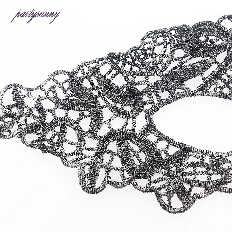 PF Серебряный Хэллоуин маска Сексуальная Пром кружева маски для женские