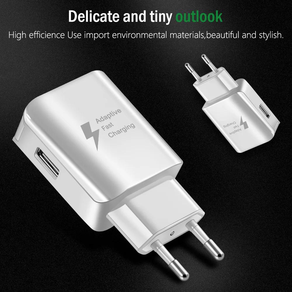 Универсальное зарядное устройство USB вилка стандарта ЕС и США дорожный настенный